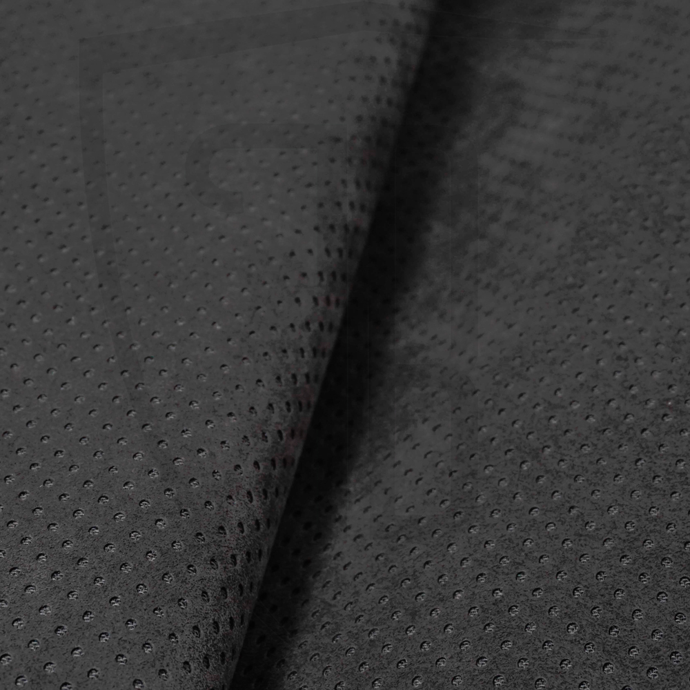 Dark Grey Alcantara Perforated